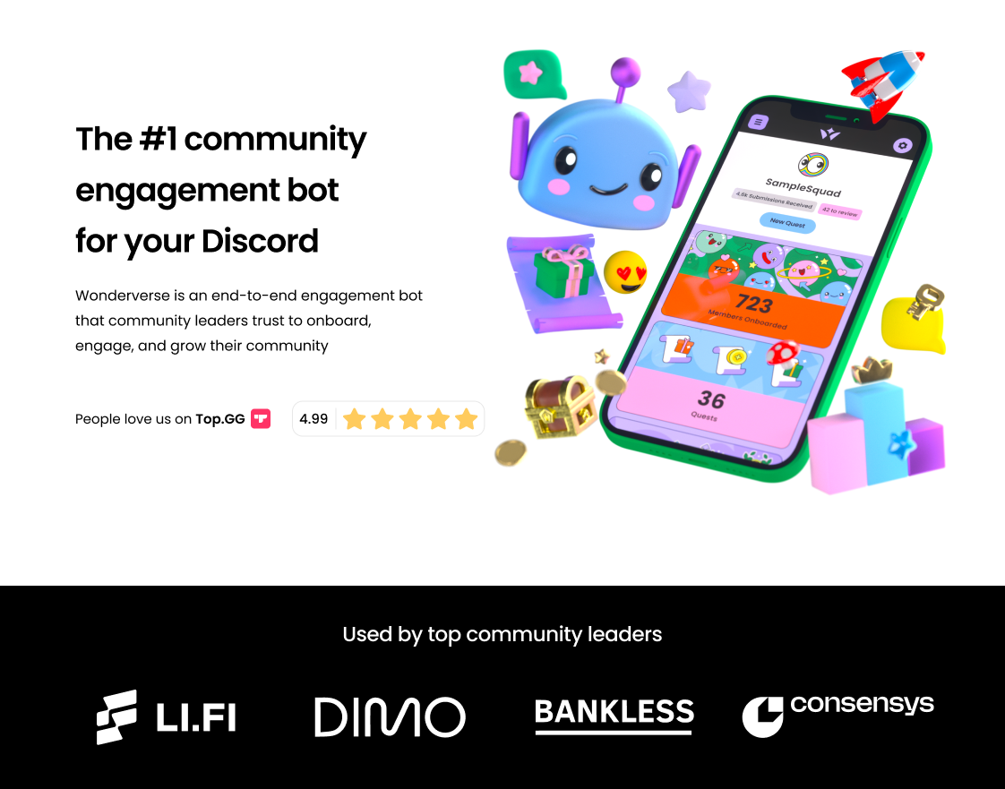 Wonderverse - Discord Bot for Community Engagement