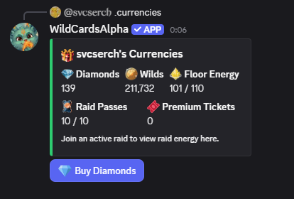 Market list command screenshot