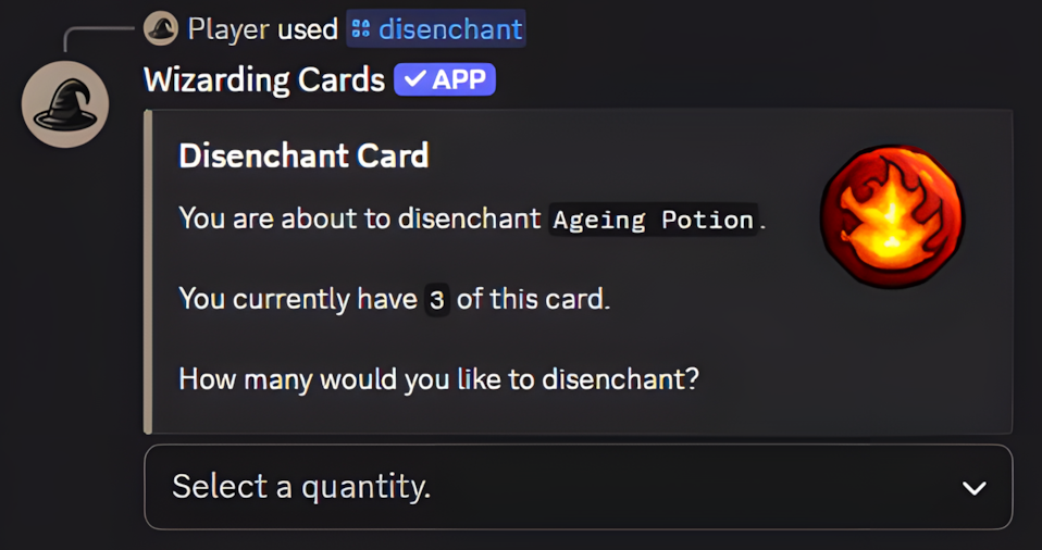 Card Disenchanting