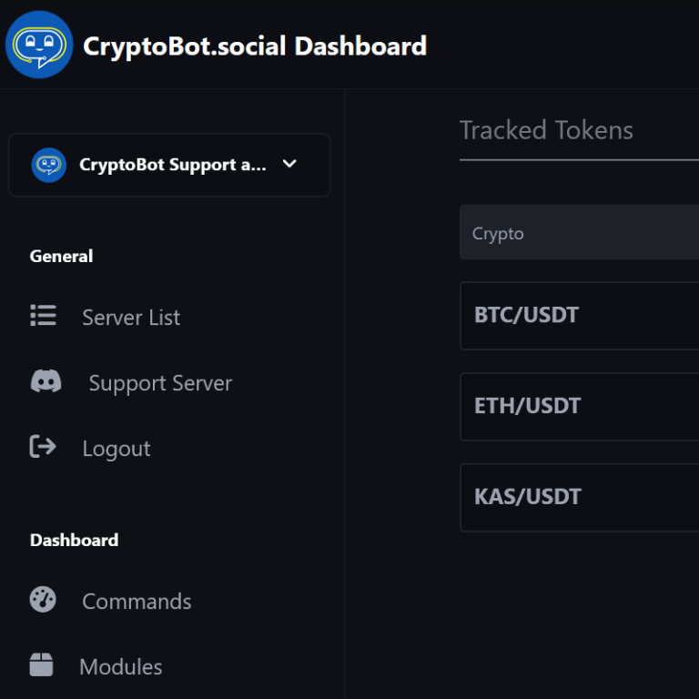 CryptoBot.social Dashboard