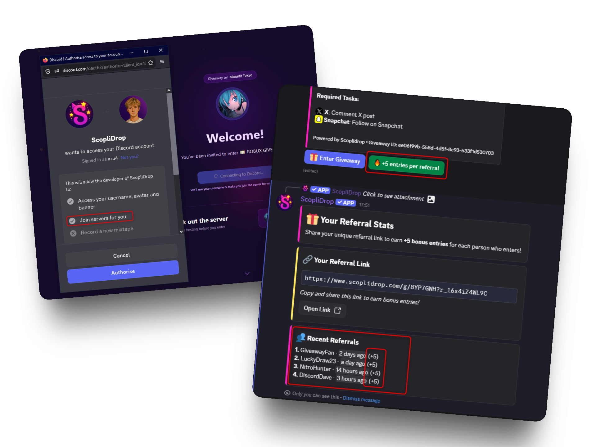 Referral Configuration Dashboard