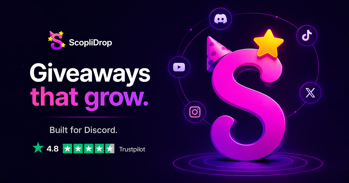 ScopliDrop Banner with concept and 4.8stars rating