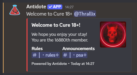 Welcomer / Leaver feature preview