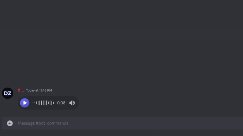 Scriptly transcribing a voice message