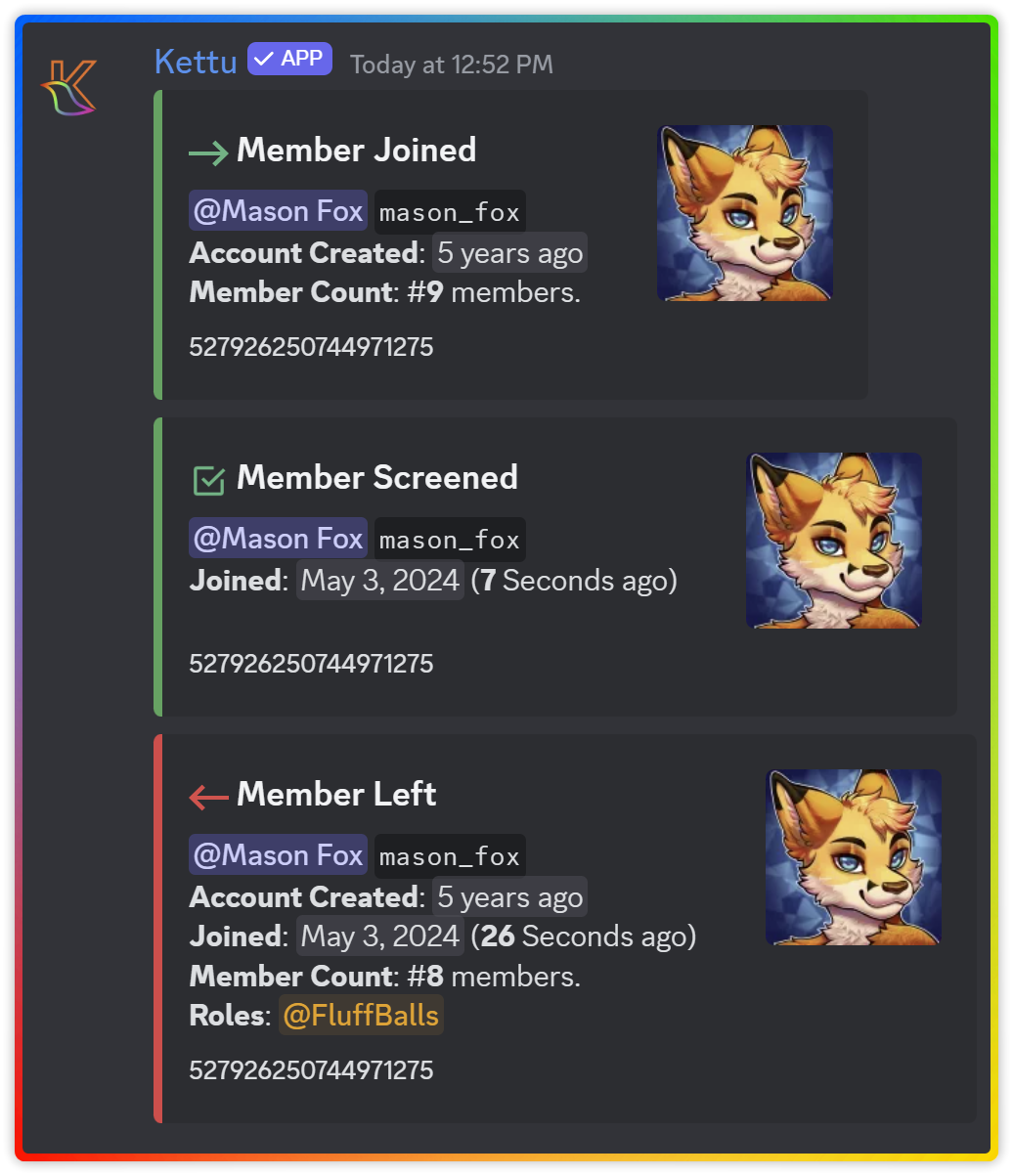 member logging