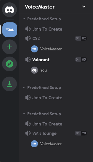 Predefined templates with placeholders