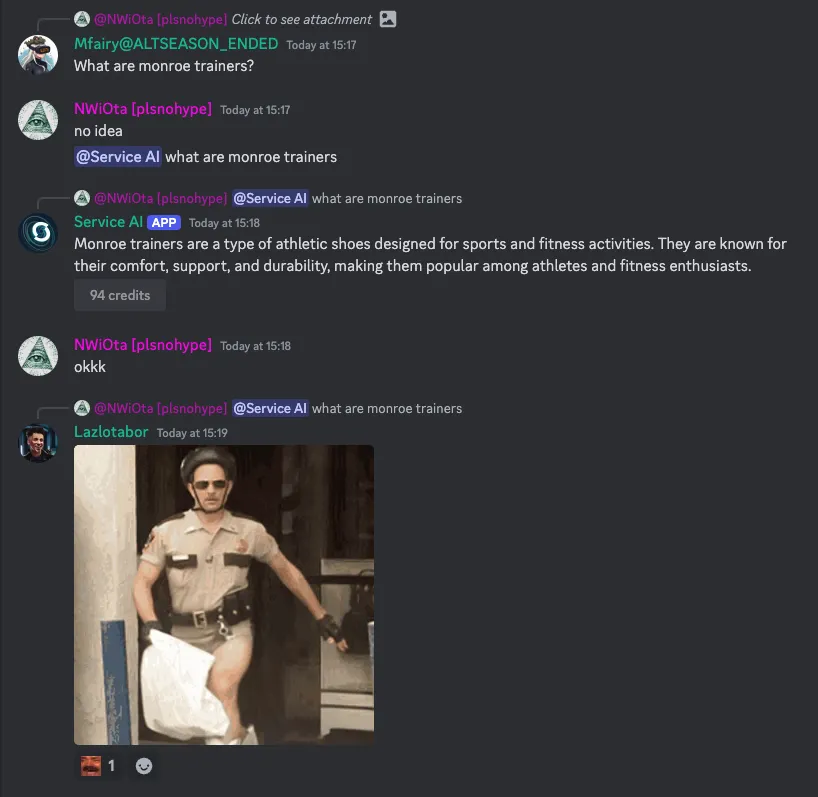 Chat example