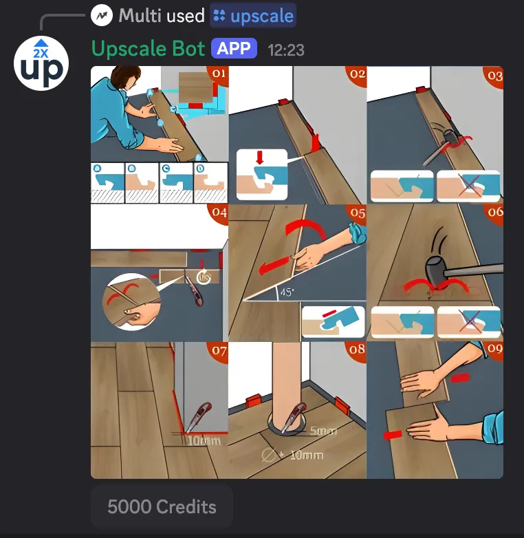 upscale step 2