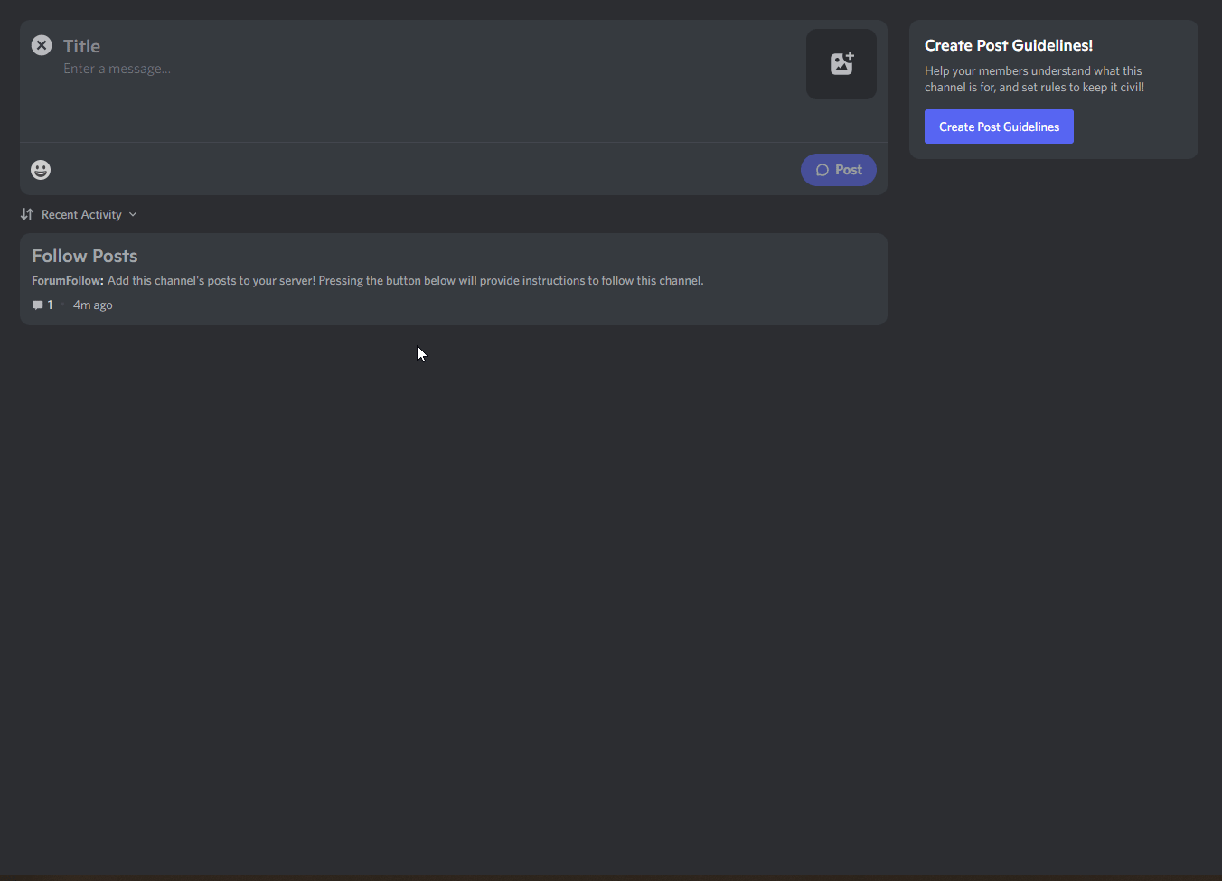 On Create Crossposting