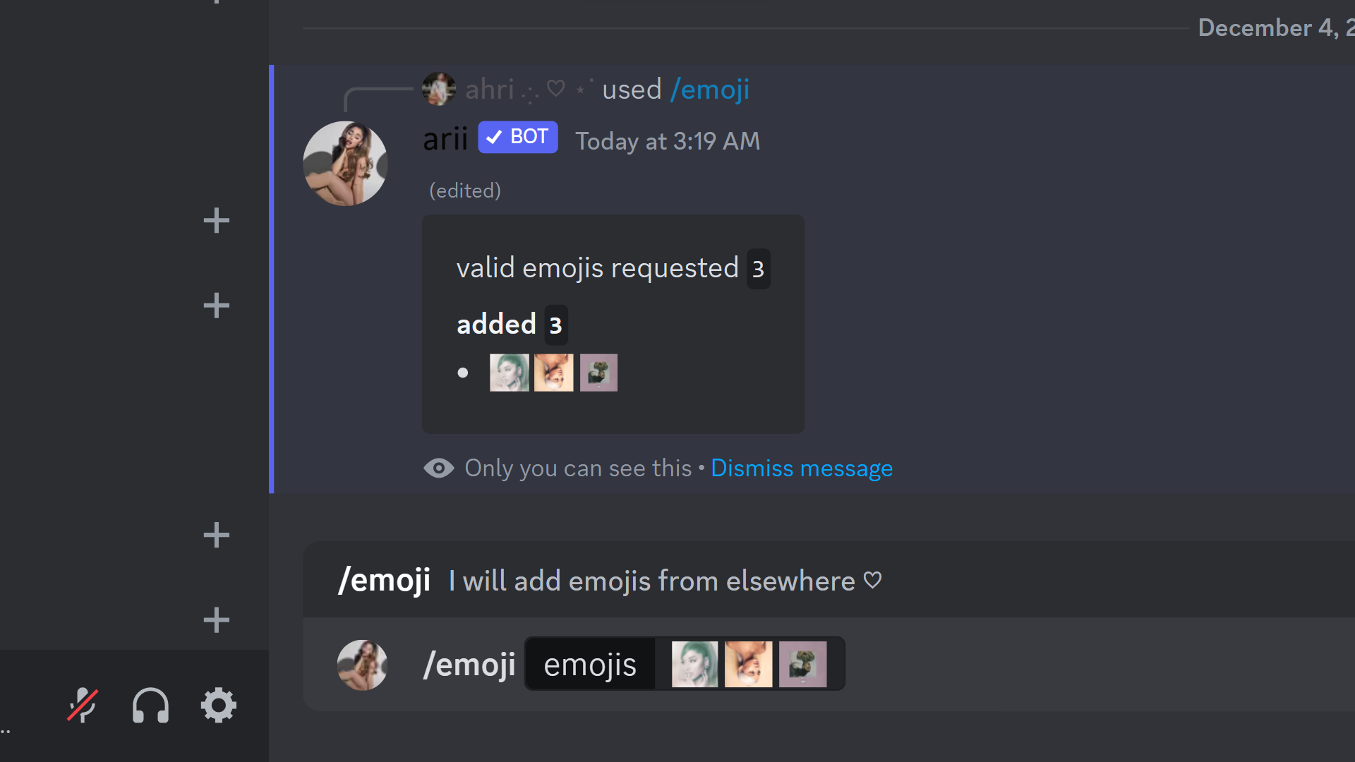 adding emotes