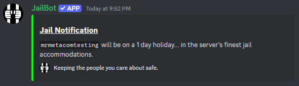 Custom Jail Notification Screenshot Example