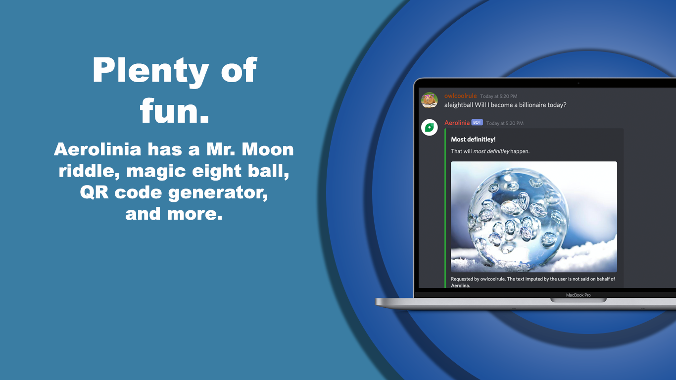Aerolinia's fun commands
