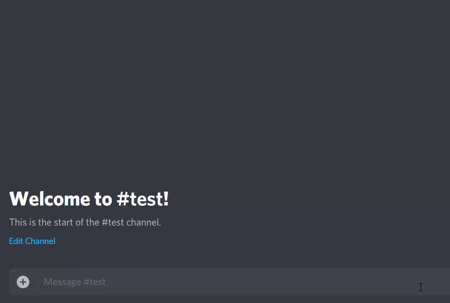 Testing config command