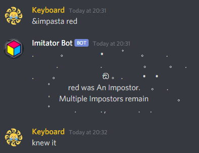 Impasta command screenshot