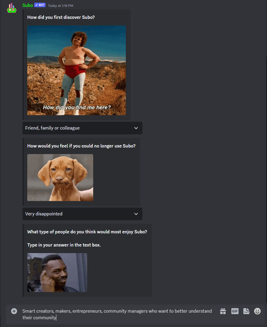 Multi-question survey