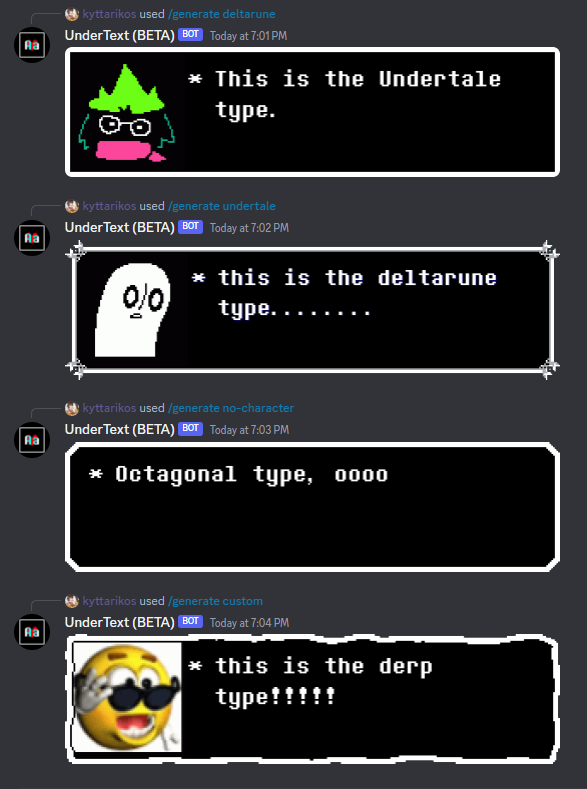 text box types