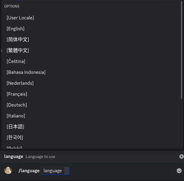 language