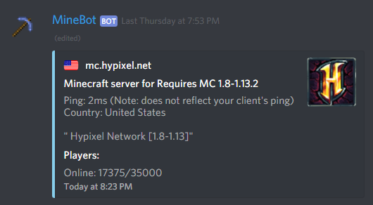 Persistant Server Info