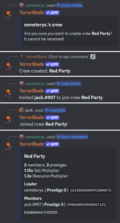 Image of crew command