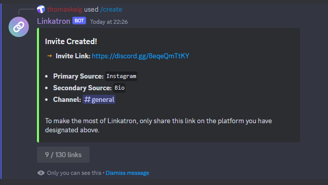 Create Link Command
