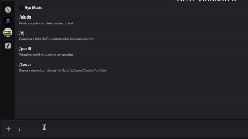 GIF do comando /perfil