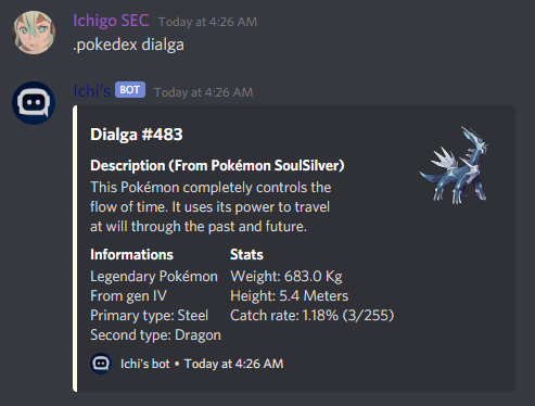 Ichi's Pokédex