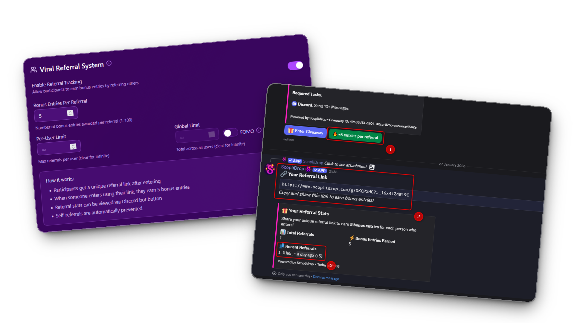 Referral Configuration Dashboard