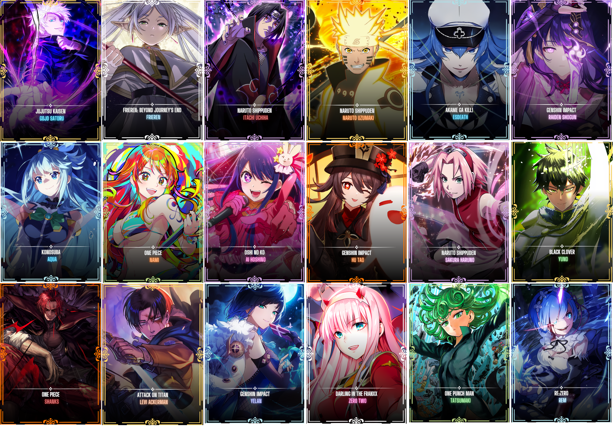 Cards Gallery Preview