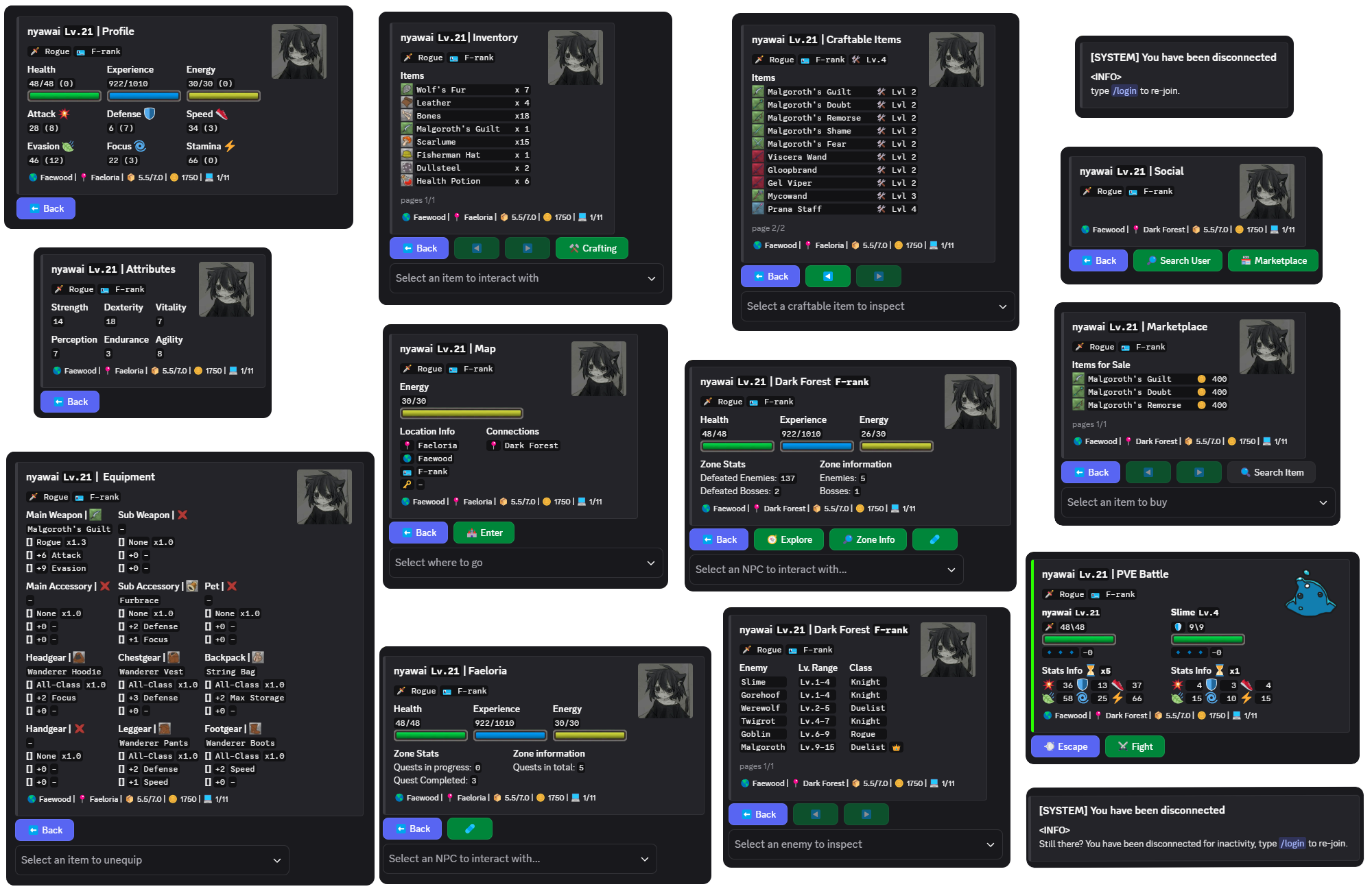 Profile Layout