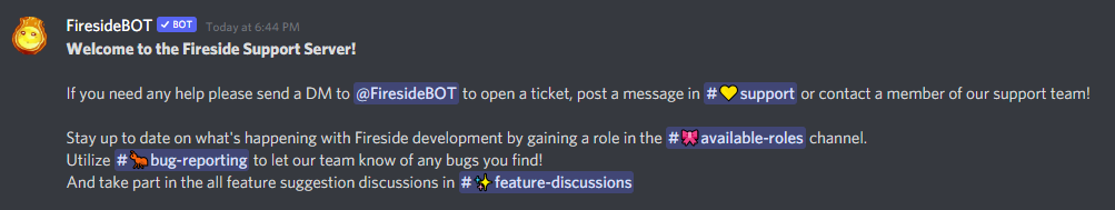 welcome message image