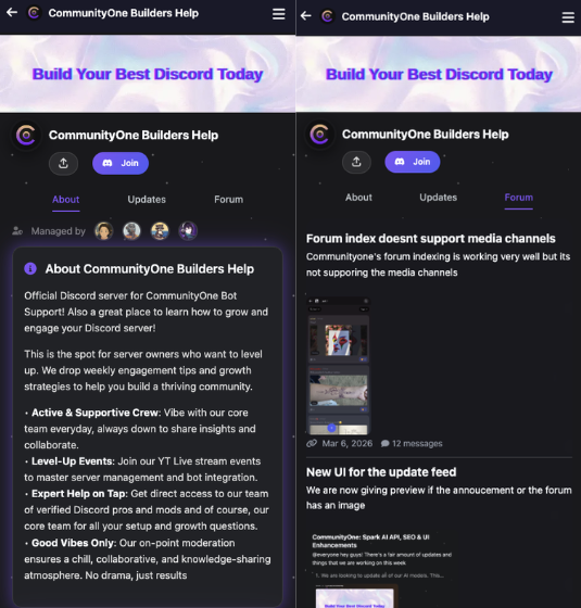 Discord Server Listing