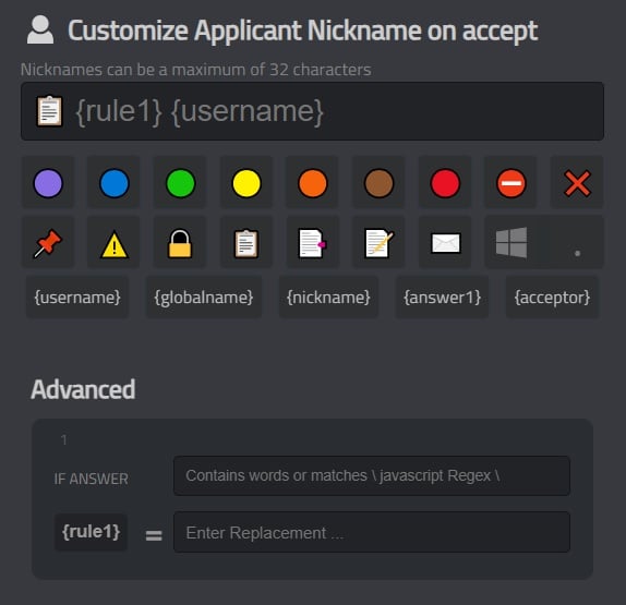 AppBot dynamic nickname and thread name editor