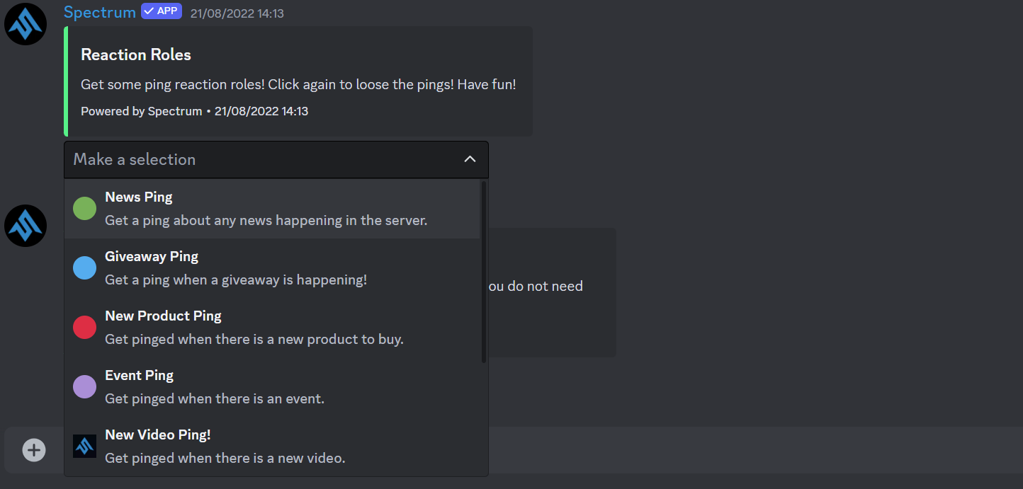 Spectrum screenshot 1