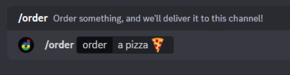 a gif with examples of orders to use on dBay.