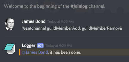 Log individual events