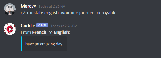 Translating a text image