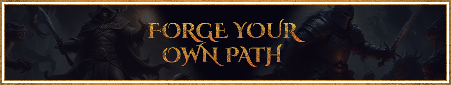 Forge Your Own Path Banner