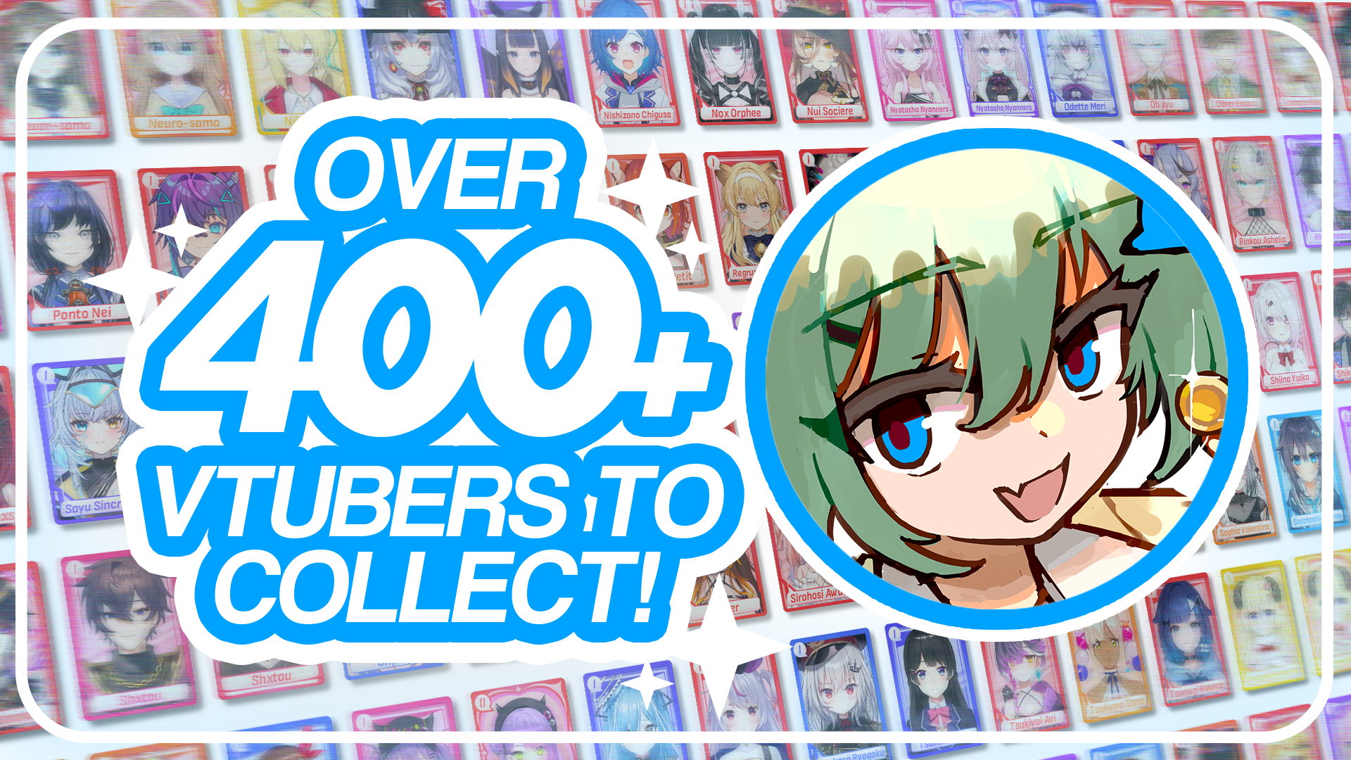 Over 400 cards to collect!