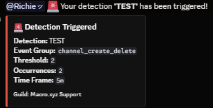 Detection Trigger