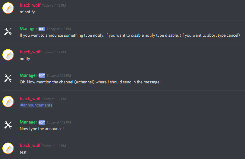 how to announce something