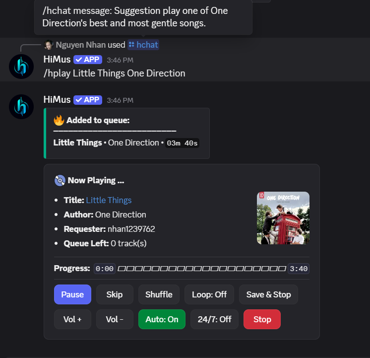HiMus Advanced Controls