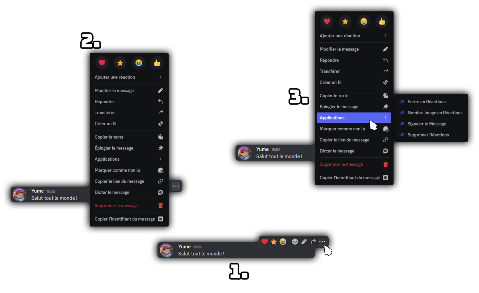 Utiliser les Applications