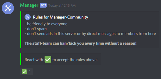 How rules can look like