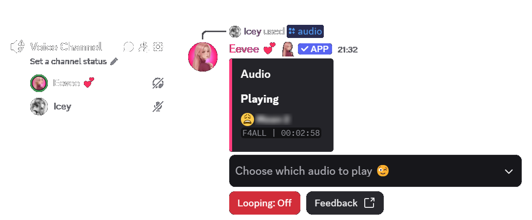 Audio in VC