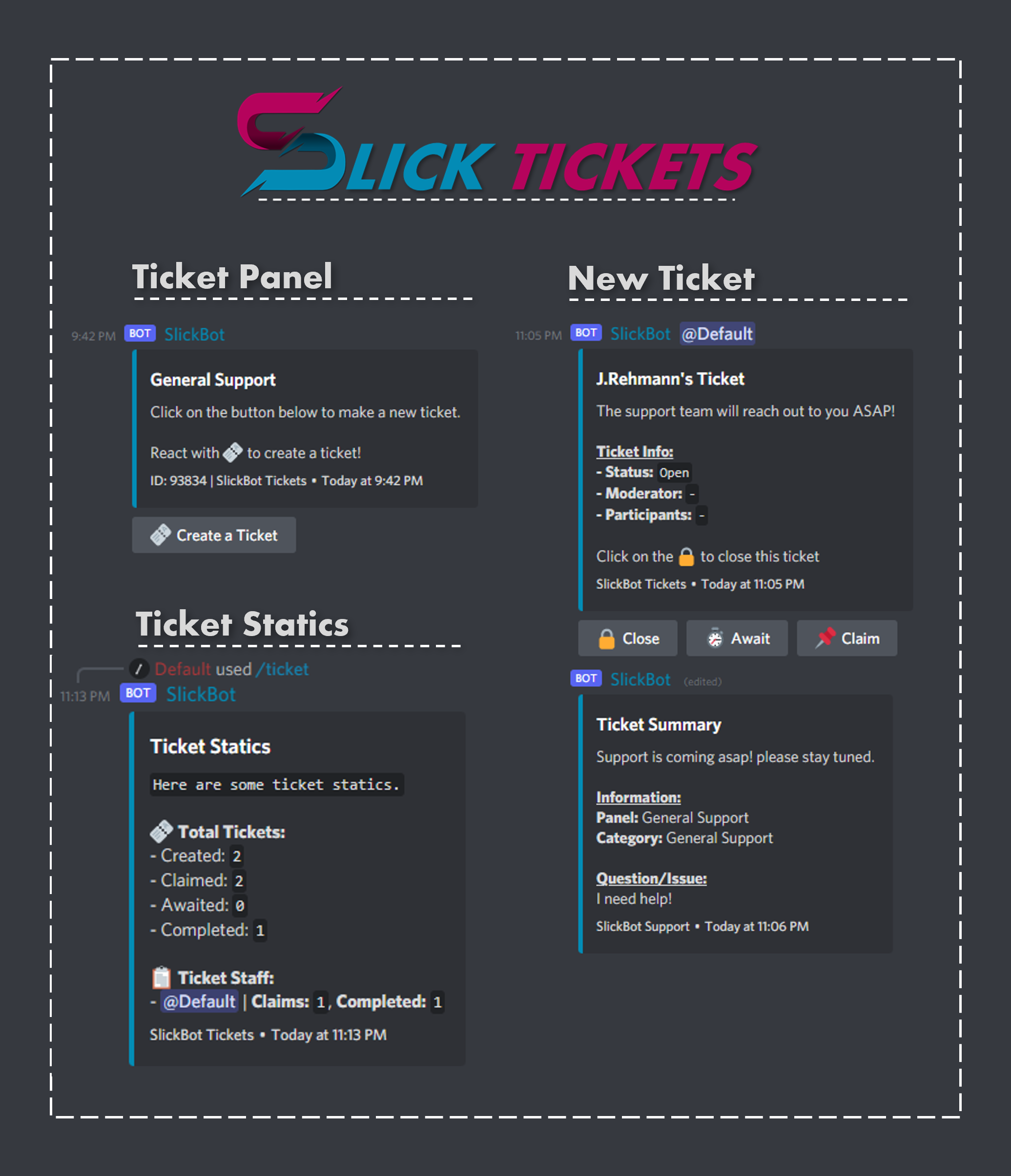 SlickBot Ticket Image