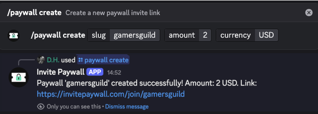 2 - Use paywall command