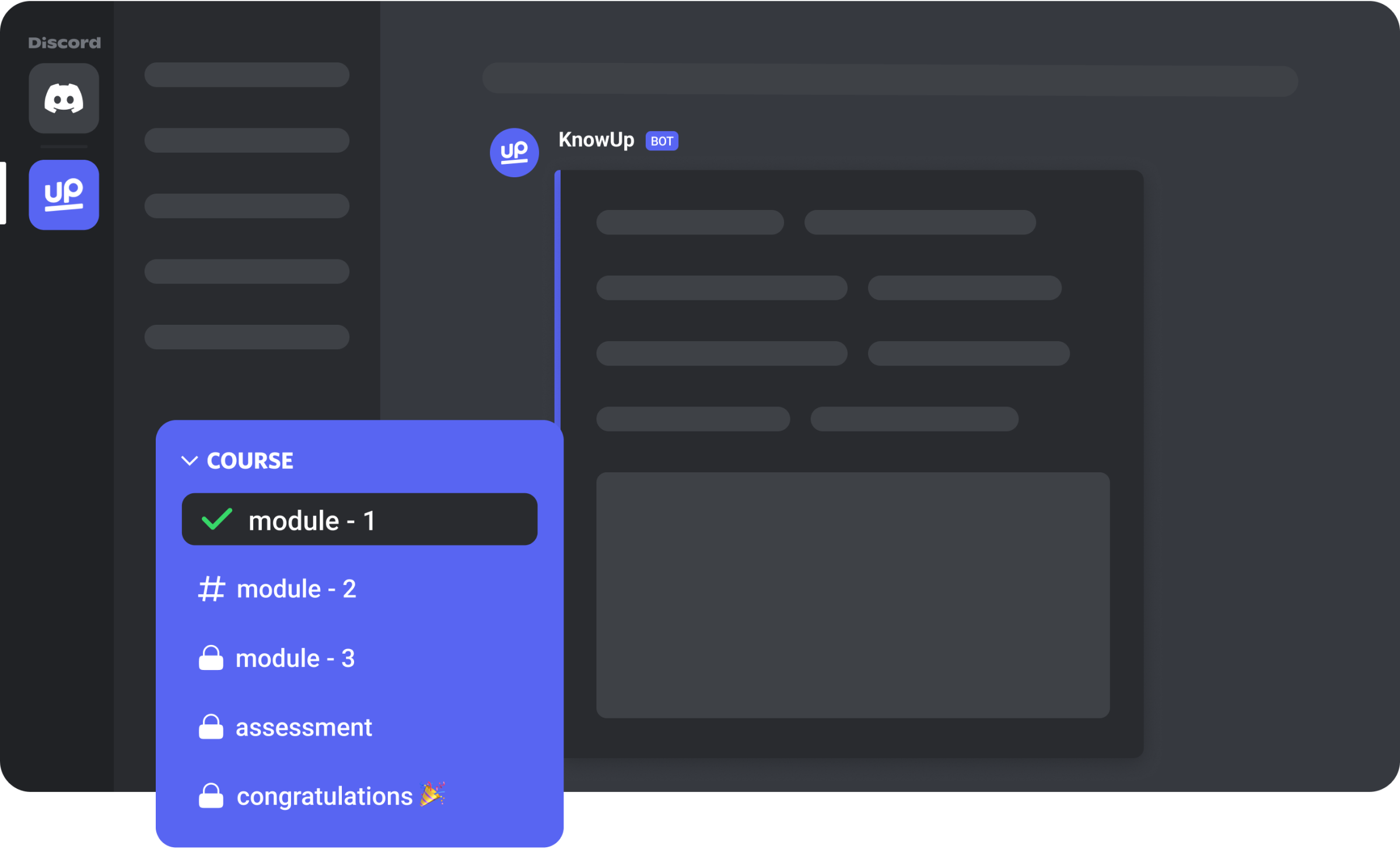 Present courses in a structured and professional way.!