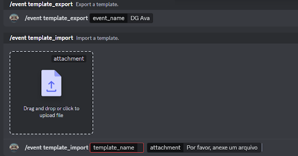 Export Import Template Image