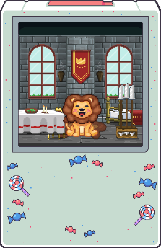 Castle room with Candy skin