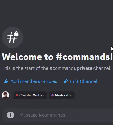 /randomchar command